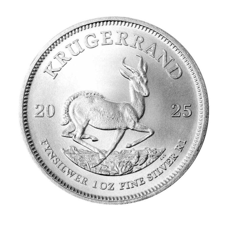 Read more about the article 2025 South Africa Silver Krugerrand 1 oz Brilliant Uncirculated