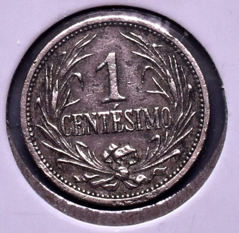 Read more about the article 1901 Uruguay 1 Centesimo Coin ~ Rare ~ *O243