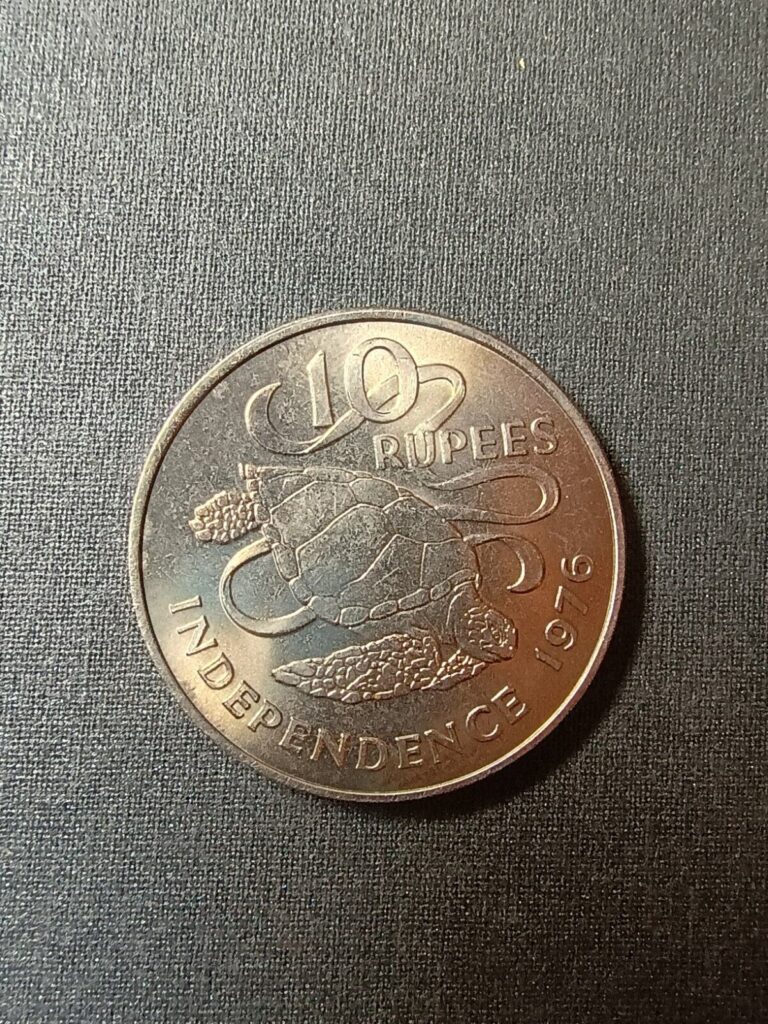 Read more about the article 1976 Seychelles 10 Rupees Sea Turtle Coin