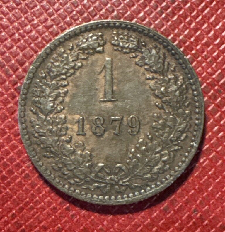 Read more about the article Austria  Empire 1879 Copper 1 Kreuzer. Franz Joseph I. High Grade. KM# 2186