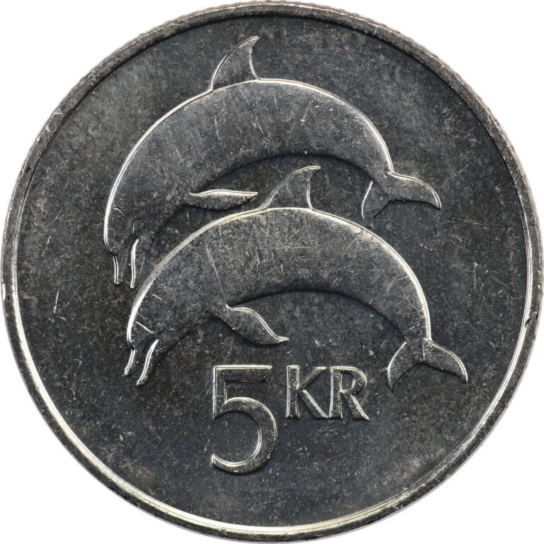 Read more about the article Iceland – 5 Kronur – 1981 – Dolphins