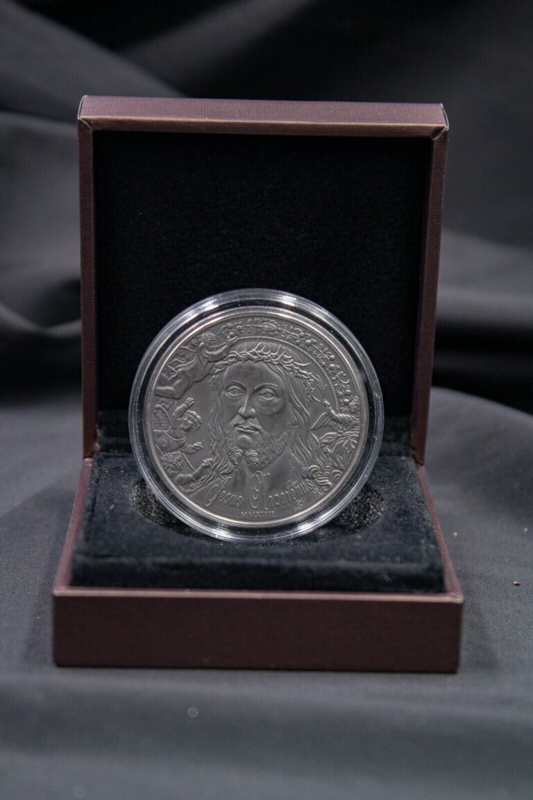 Read more about the article Jesus Nazarenus 2014 Burkina Faso 1 000 Francs Antique Finish 1 oz Silver Coin