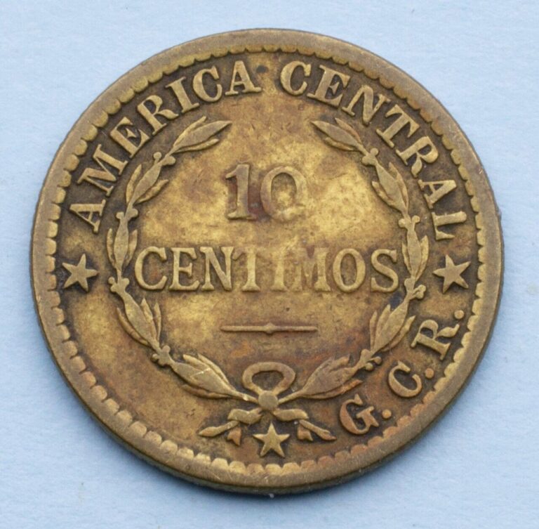 Read more about the article 1921 GCR Costa Rica 10 Centimos KM# 152