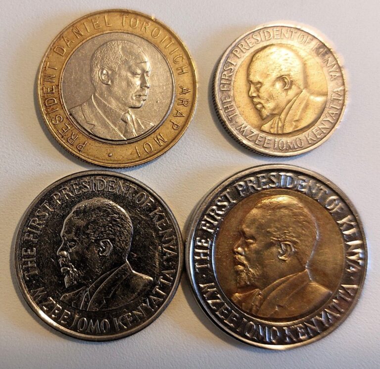 Read more about the article Kenya 4 Coins Lot – 1  5  10 and 20 Shillings (1997 – 2010)