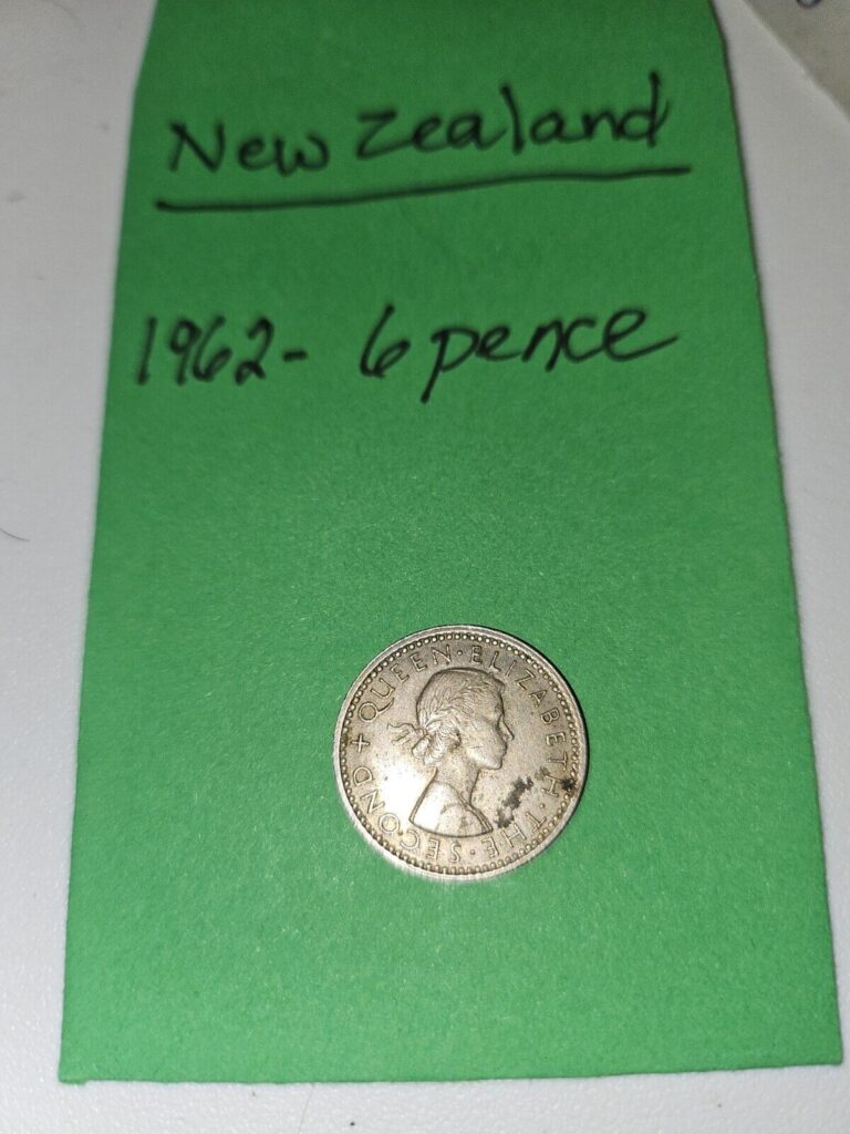 Read more about the article New Zealand 1962 6 Pence Acual Coin