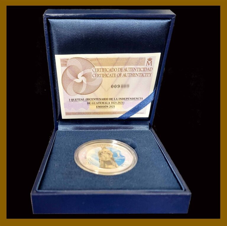 Read more about the article Moneda Bicentenario de Guatemala (Silver   40ml  27gr  10 000 Pcs) 1821-2021