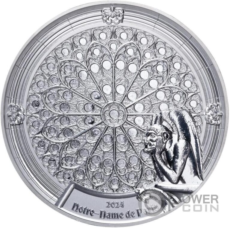 Read more about the article NOTRE DAME 3 Oz Silver Coin 200 Francs Djibouti 2024