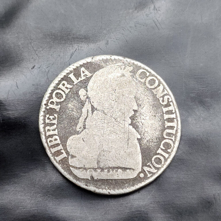 Read more about the article 1830 PTS J.L. Bolivia 2 Soles KM-59a Silver Coin  Circulated 💰🪙