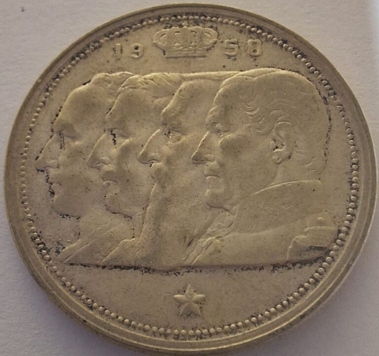 Read more about the article Belgium 1950 100 Francs World  Foreign  Silver Coin.