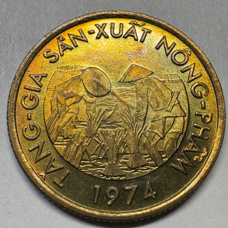 Read more about the article 1974 Vietnam 10 Dong – Beautiful Coin – Lot #A200-69