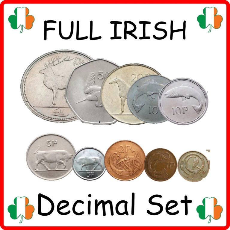 Read more about the article Ireland | Full Irish Decimal Coin Set | 10 Coins