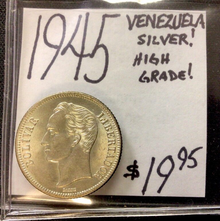 Read more about the article 1945 Venezuela Silver! High Grade! ENN Coins