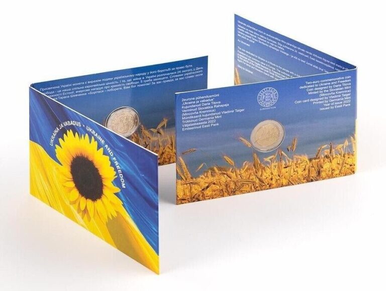 Read more about the article 2 Euro Estland Coincard 2022 Slava Ukraini