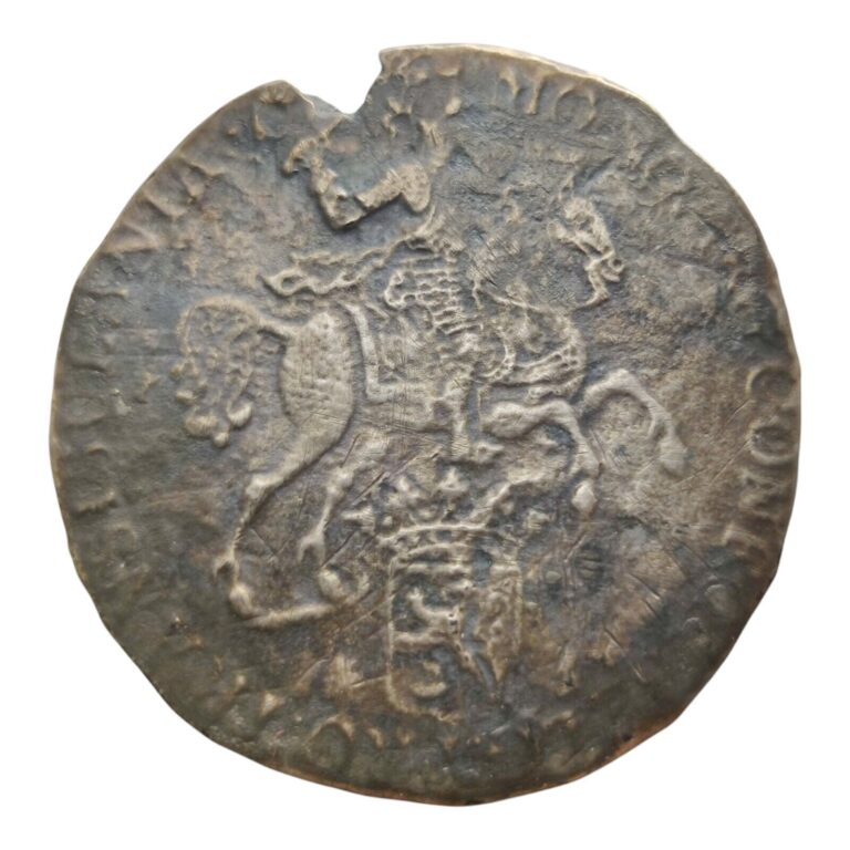 Read more about the article 1742 Netherlands Ducaton Hollandia Shipwreck Silver Rider West Friesland 7K