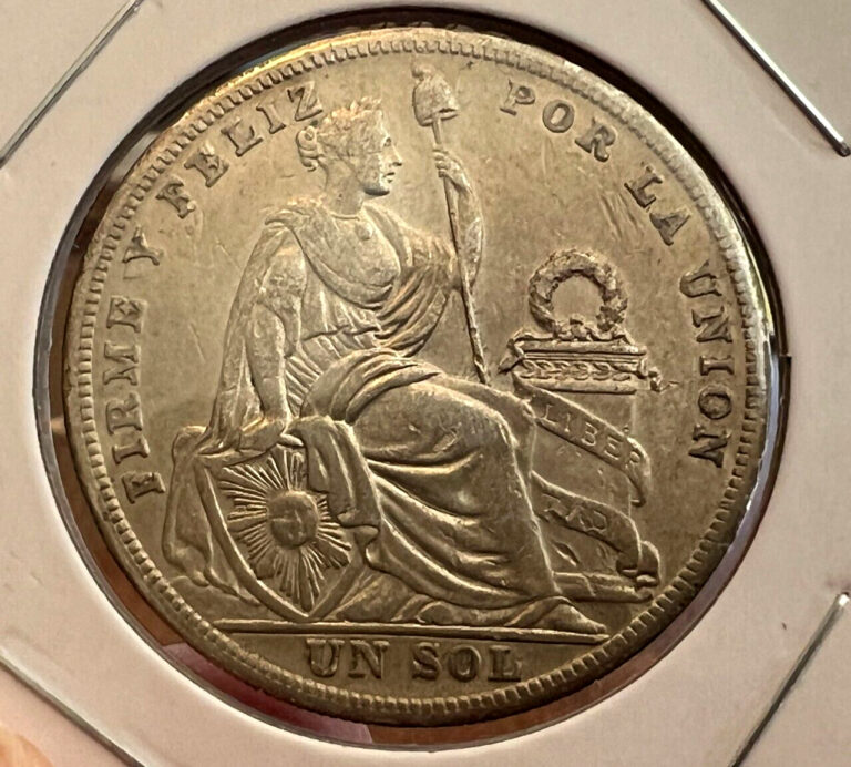 Read more about the article 1926 PERU SILVER ONE SOL  BETTER CROWN COIN