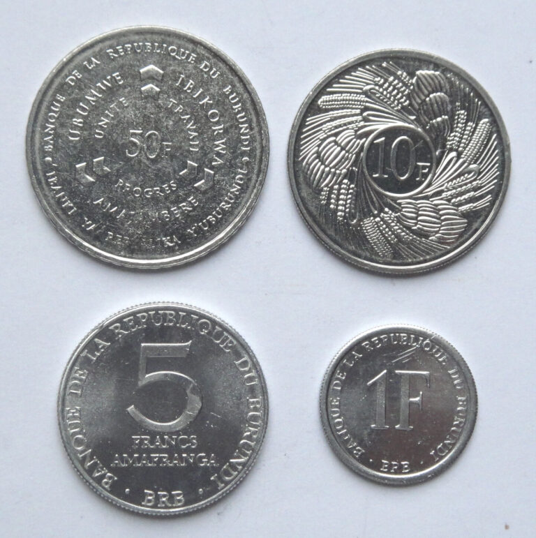 Read more about the article Burundi Coins Set of 4 Pieces UNC