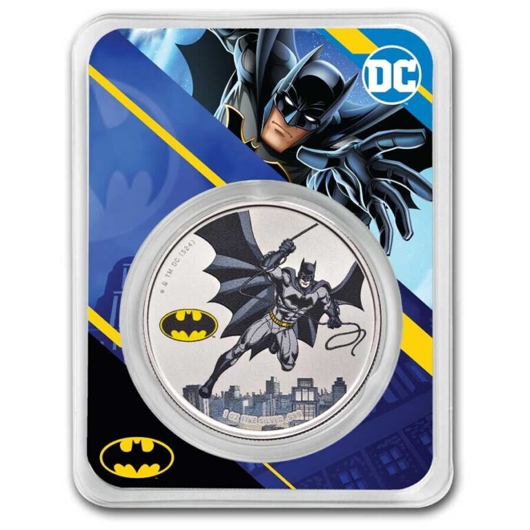 Read more about the article 2024 Samoa 1 oz Silver DC Comics Batman Colorized with TEP