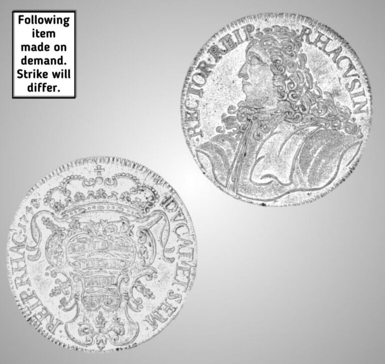 Read more about the article Restrike – Ragusa (Croatia) 1738-1748 Thaler Stari Vižlin 0.999 Silver Coin