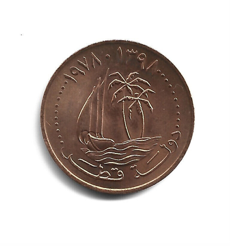 Read more about the article World Coins – Qatar 5 Dirhams 1978 Coin KM# 3