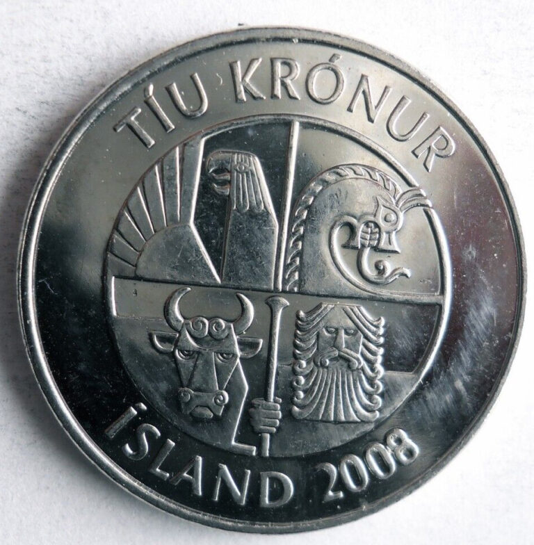 Read more about the article 2008 ICELAND 10 KRONUR – High Quality Coin – FREE SHIP – Bin #1000