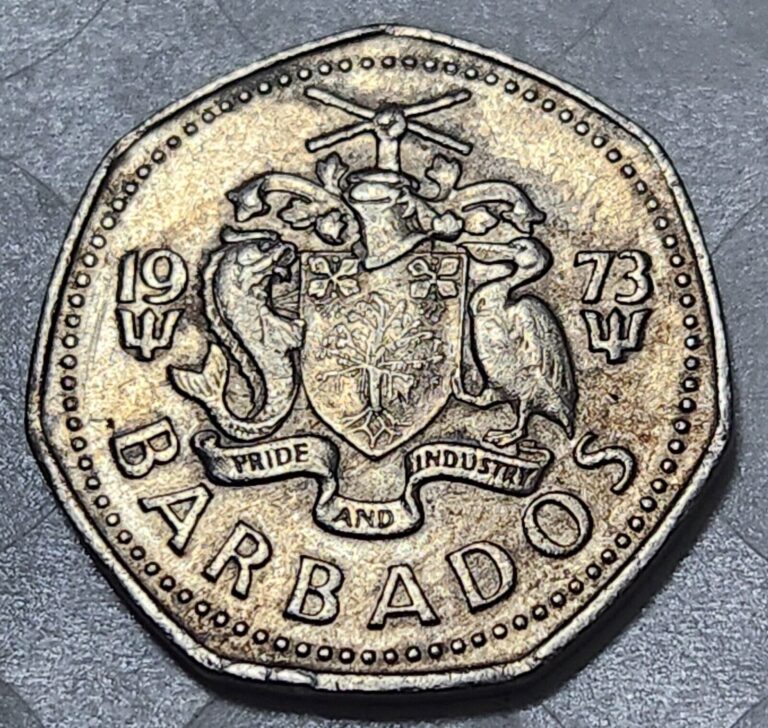 Read more about the article BARBADOS 🇧🇧 ONE (1) DOLLAR COIN 1973