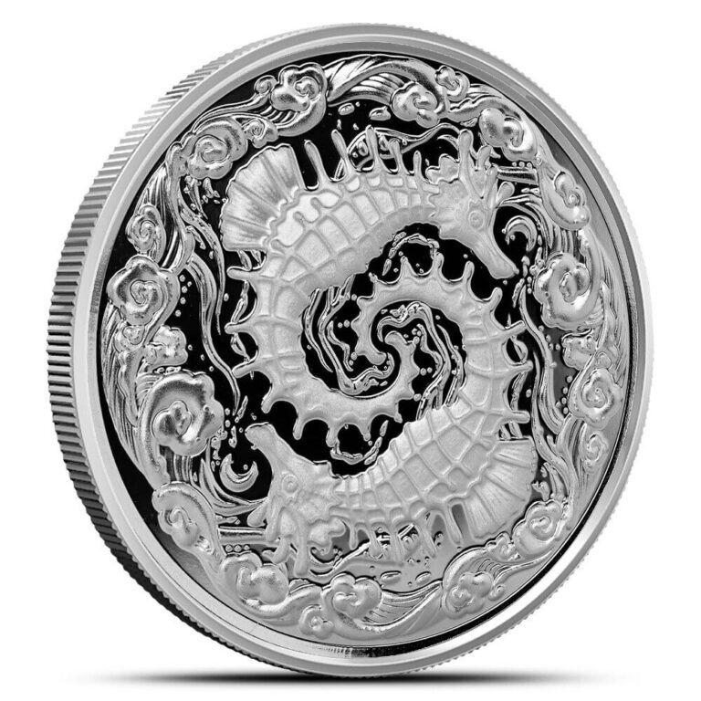 Read more about the article 2024 1 oz Samoa Silver Seahorse Coin (BU)