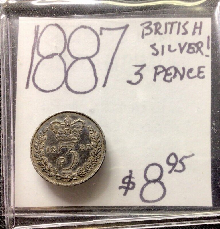 Read more about the article 1887 British Silver! 3 Pence! ENN Coins