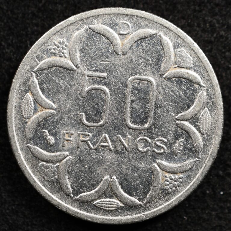 Read more about the article West African States 50 Francs 1976D  Coin  Gabon  Inv#I536