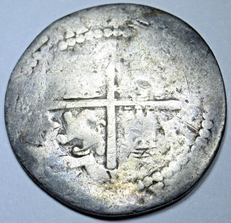 Read more about the article 1500’s-1600’s Spanish Bolivia 1 Reales Genuine Silver Pirate Treasure Cob Coin