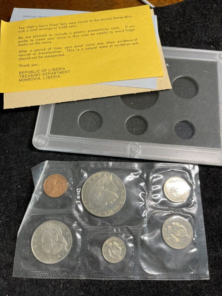 Read more about the article 1969 Liberia Proof Coins Lot