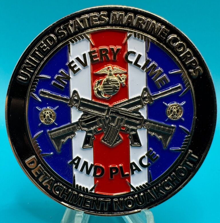 Read more about the article MSG-D USMC Det. Nouakchott  Mauritania American Embassy Military Challenge Coin