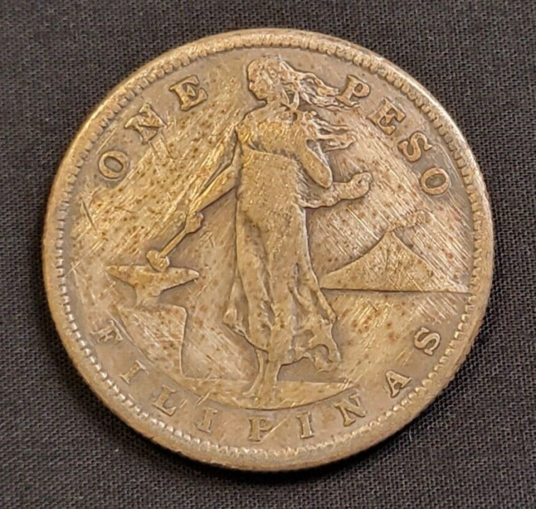 Read more about the article 1907-S US Philippines Silver 1 Peso  Manila Bay Salvage  WWII