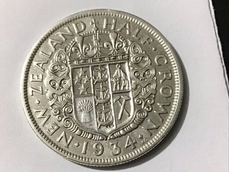 Read more about the article 1934 New Zealand Half Crown Silver