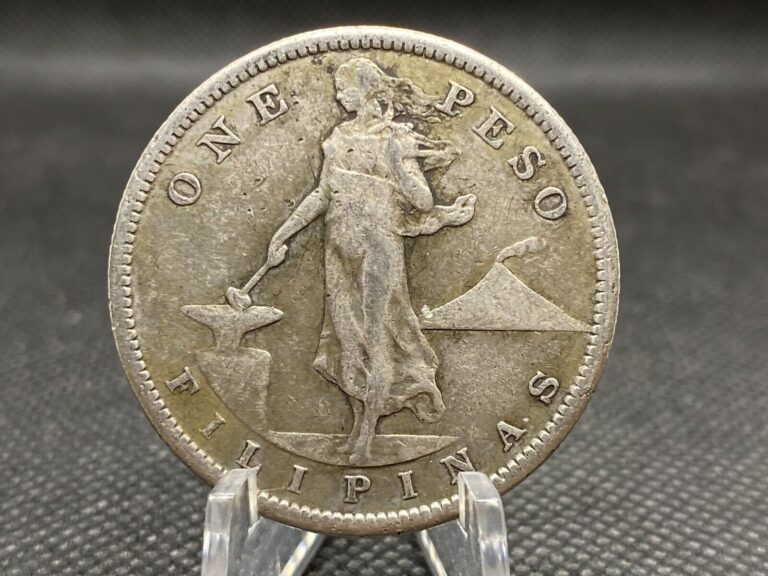 Read more about the article Philippines One Peso 1907-S VF Cond Silver World Coin U.S. Minted B0177