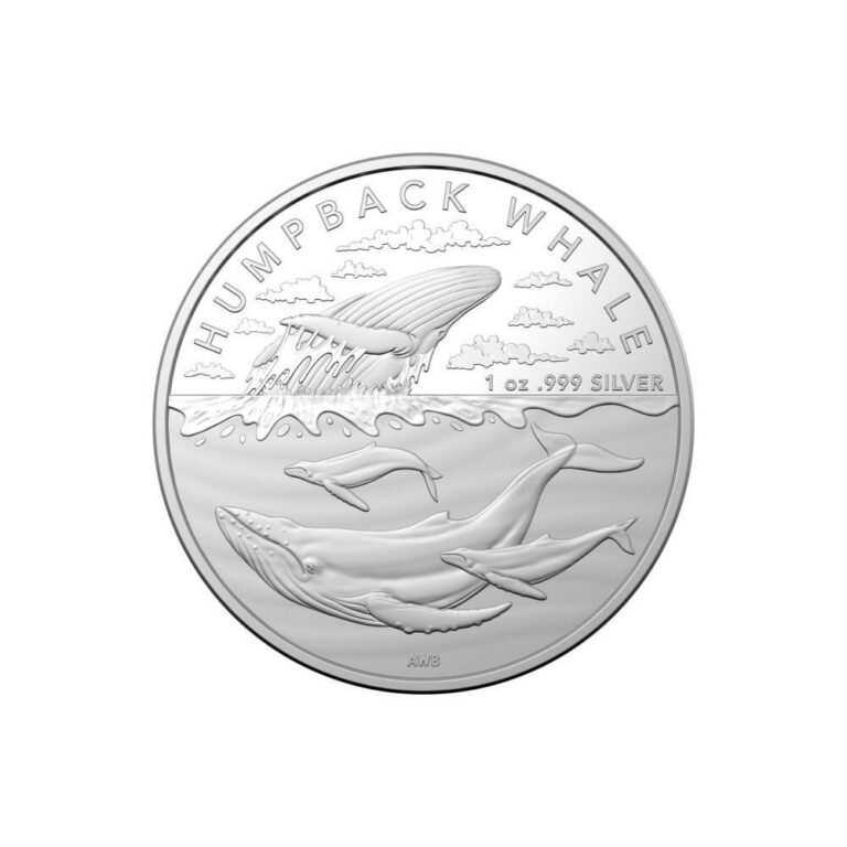 Read more about the article Australia 2023 $1 1-oz Silver Antarctic Humpback Whale BU