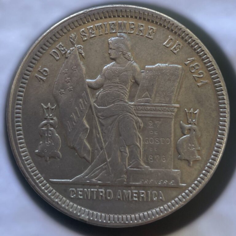 Read more about the article Peso Honduras 1890  Silver Coins   Rare   Bamba. 1 / Un Peso