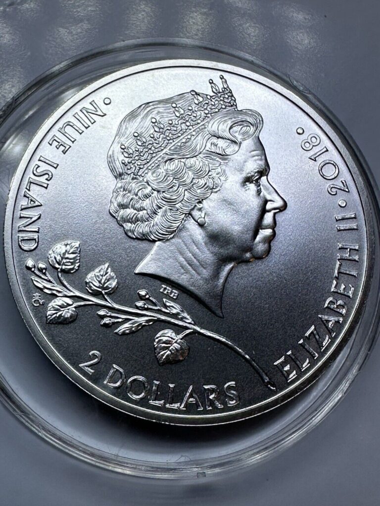 Read more about the article 2018 1 oz .999 Silver Czech Ceska  Lion Niue BU $2