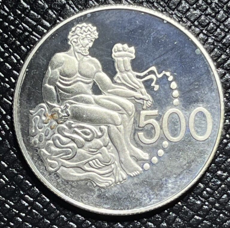 Read more about the article CYPRUS 500 Mils 1975 Proof – Silver 0.8 – Hercules Coin – 80% Silver 0.3637 oz.