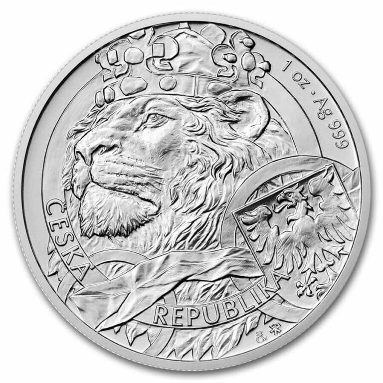 Read more about the article 2025 Niue 1 oz Silver Czech Lion BU