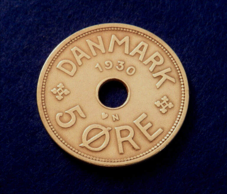 Read more about the article 1930 Denmark 5 Ore – Fantastic Coin – Low Mintage – See Pictures