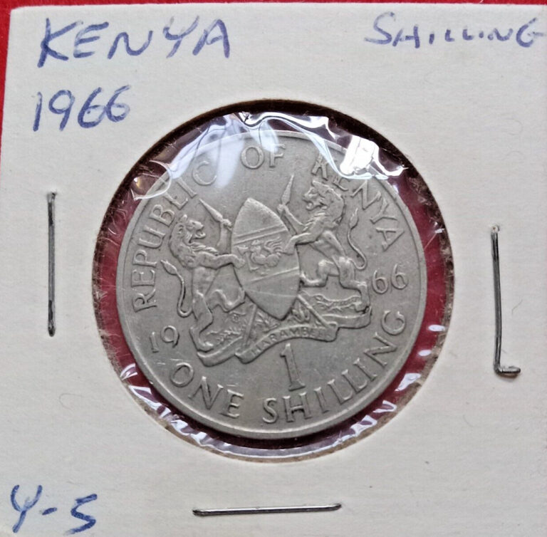 Read more about the article Foreign COIN   KENYA 1966 Shilling Y-5   Circ