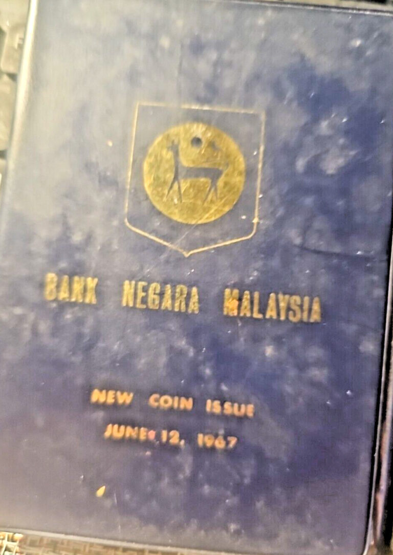 Read more about the article MALAYSIA 5 Coin Mint Set 1967 Sealed In Wallet