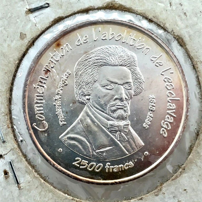Read more about the article 2007 MALI 2500 Francs Essai Abolition of Slavery Frederick Douglass Silver Coin