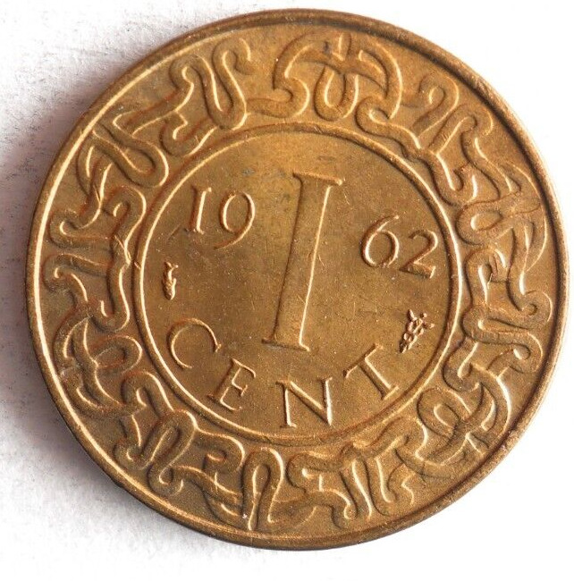 Read more about the article 1962 SURINAME CENT – Excellent Coin – FREE SHIP – Bin #16