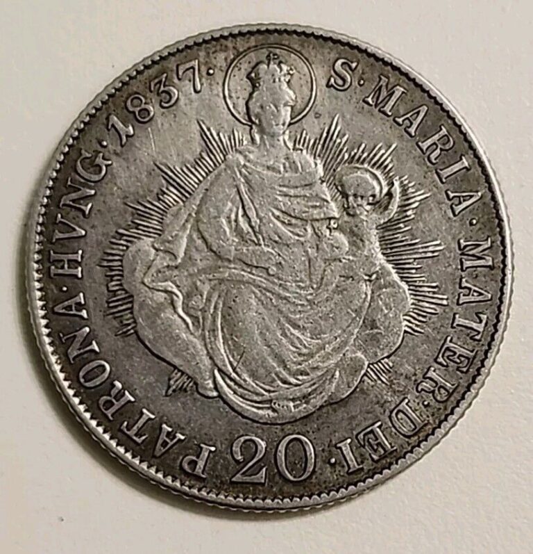 Read more about the article 1837 B  20 Kreuzer Austria  Silver Ferdinand V.   F