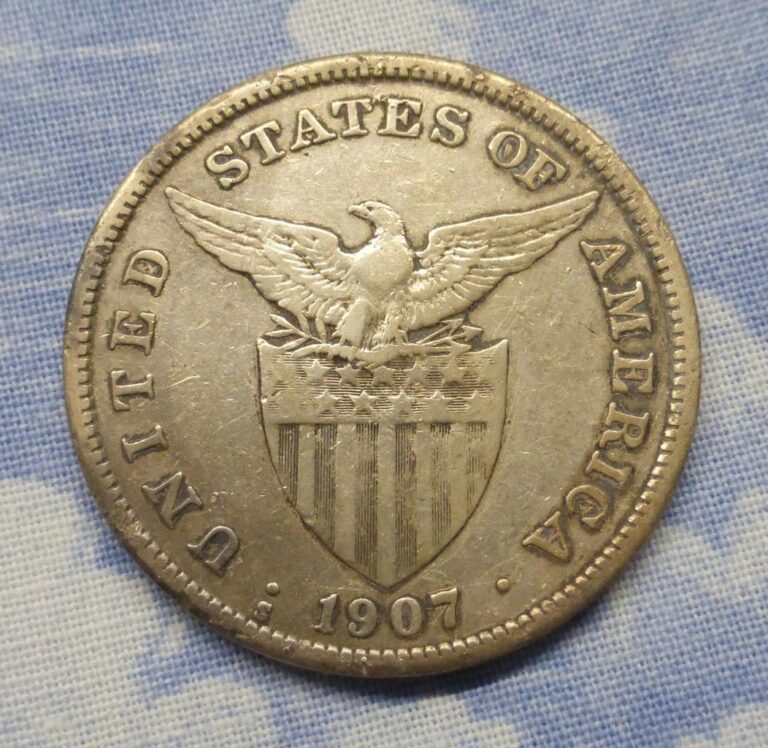 Read more about the article 1907 S Philippines Silver USA Made Trade Dollar / Peso  San Francisco Mint Coin
