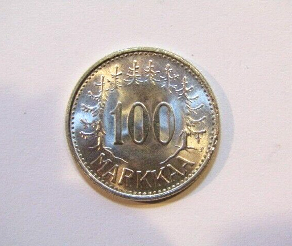 Read more about the article Finland 1960 100 Markkaa unc Silver Coin