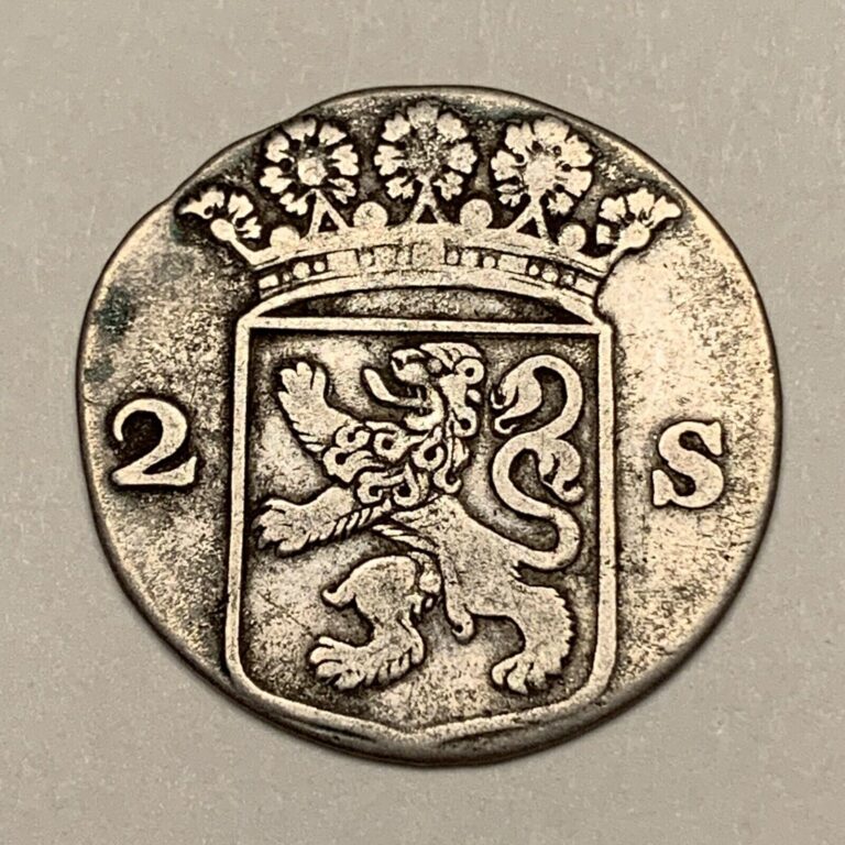 Read more about the article 1700’s Silver Coin – Netherlands Holland 2 Stuiver