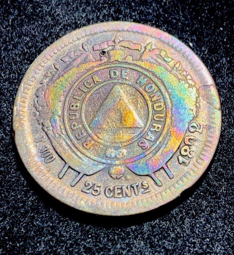 Read more about the article 1892/1 Honduras 25 Centavos