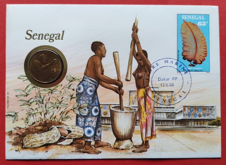 Read more about the article Senegal ** 25 Francs 1989 ** (UEMOA) ** Numis Letter ** Coin Cover ** Excellent!!!